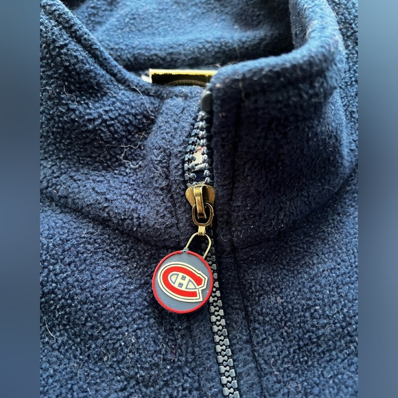 Vintage Montreal canadiens 100% polyester fleece vest - Picture 7 of 13